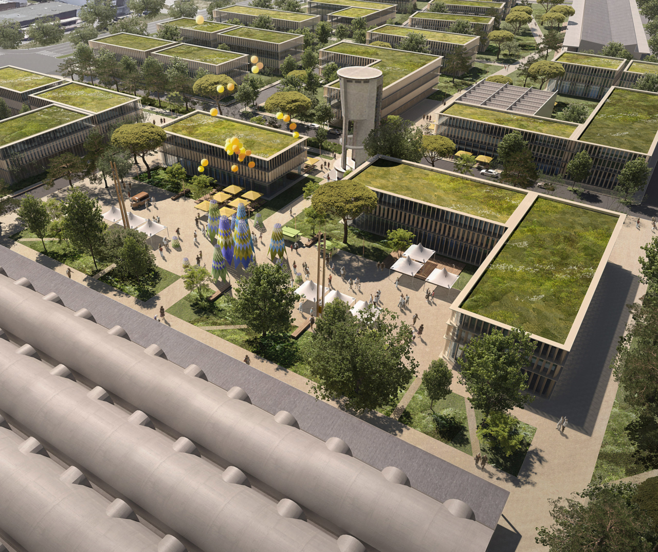 Duplex loft avec terrasses